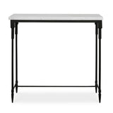 White Marble Console Table by Uttermost Bourges