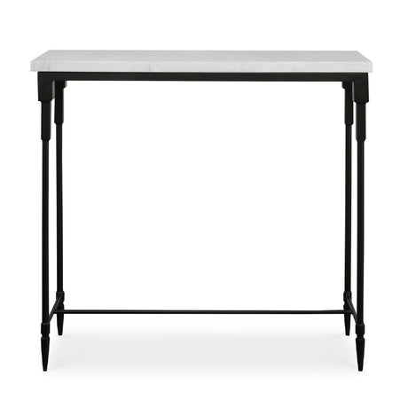 White Marble Console Table by Uttermost Bourges