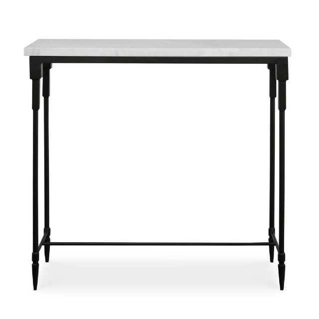 White Marble Console Table by Uttermost Bourges
