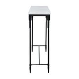 White Marble Console Table by Uttermost Bourges, alternate view 3