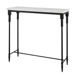 White Marble Console Table by Uttermost Bourges, alternate view 4