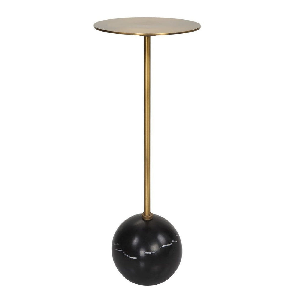 Modern European furniture - Gold Pedestal Drink Table - www.oroa.com