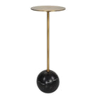 Modern European furniture - Gold Pedestal Drink Table - www.oroa.com