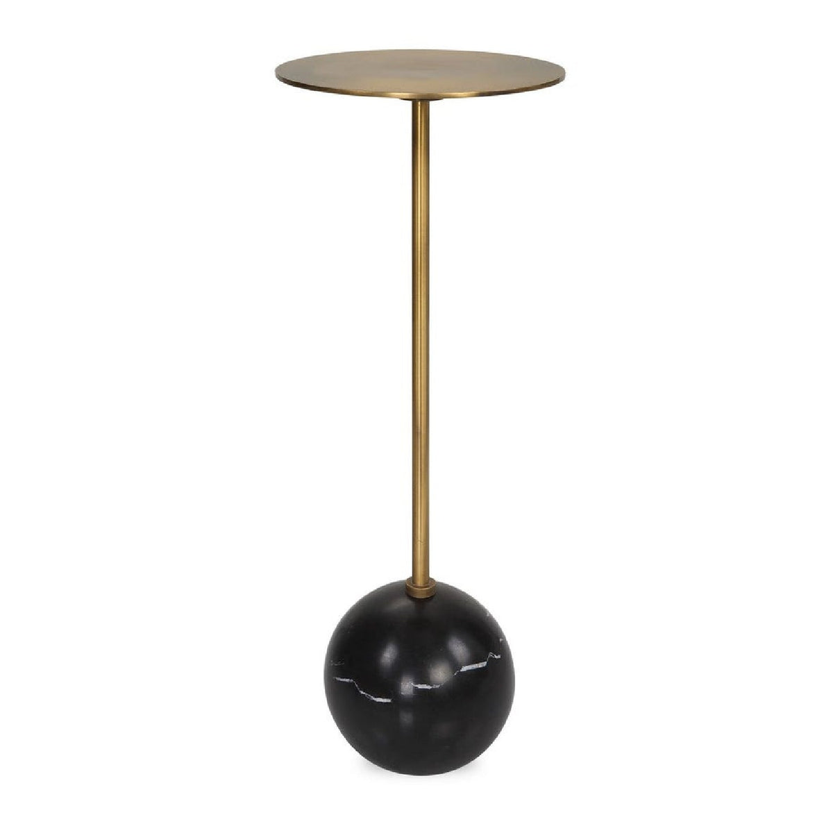 Modern European furniture - Gold Pedestal Drink Table - www.oroa.com