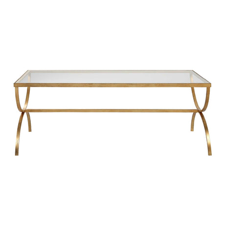 Tempered Glass Top Coffee Table by Uttermost Crescent