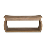 Modern European furniture - Elm Wood Accent Bench - www.oroa.com