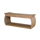 Modern European furniture - Elm Wood Accent Bench - www.oroa.com