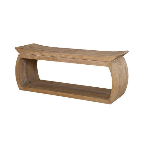Modern European furniture - Elm Wood Accent Bench - www.oroa.com
