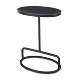 Modern European furniture - Iron Base Oval Accent Table - www.oroa.com