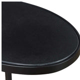 Modern European furniture - Iron Base Oval Accent Table - www.oroa.com