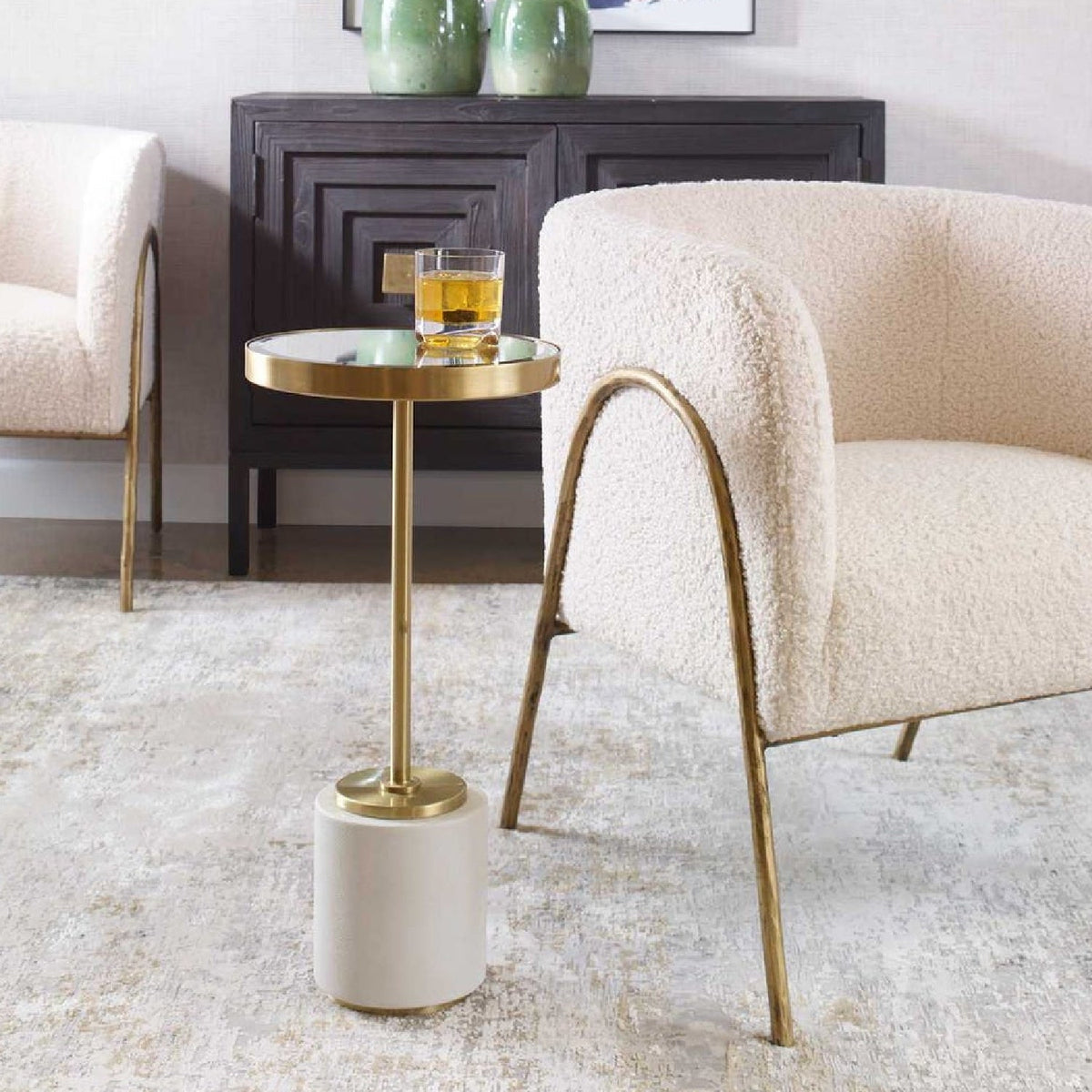 Modern European furniture - Shagreen Base Drink Table - www.oroa.com