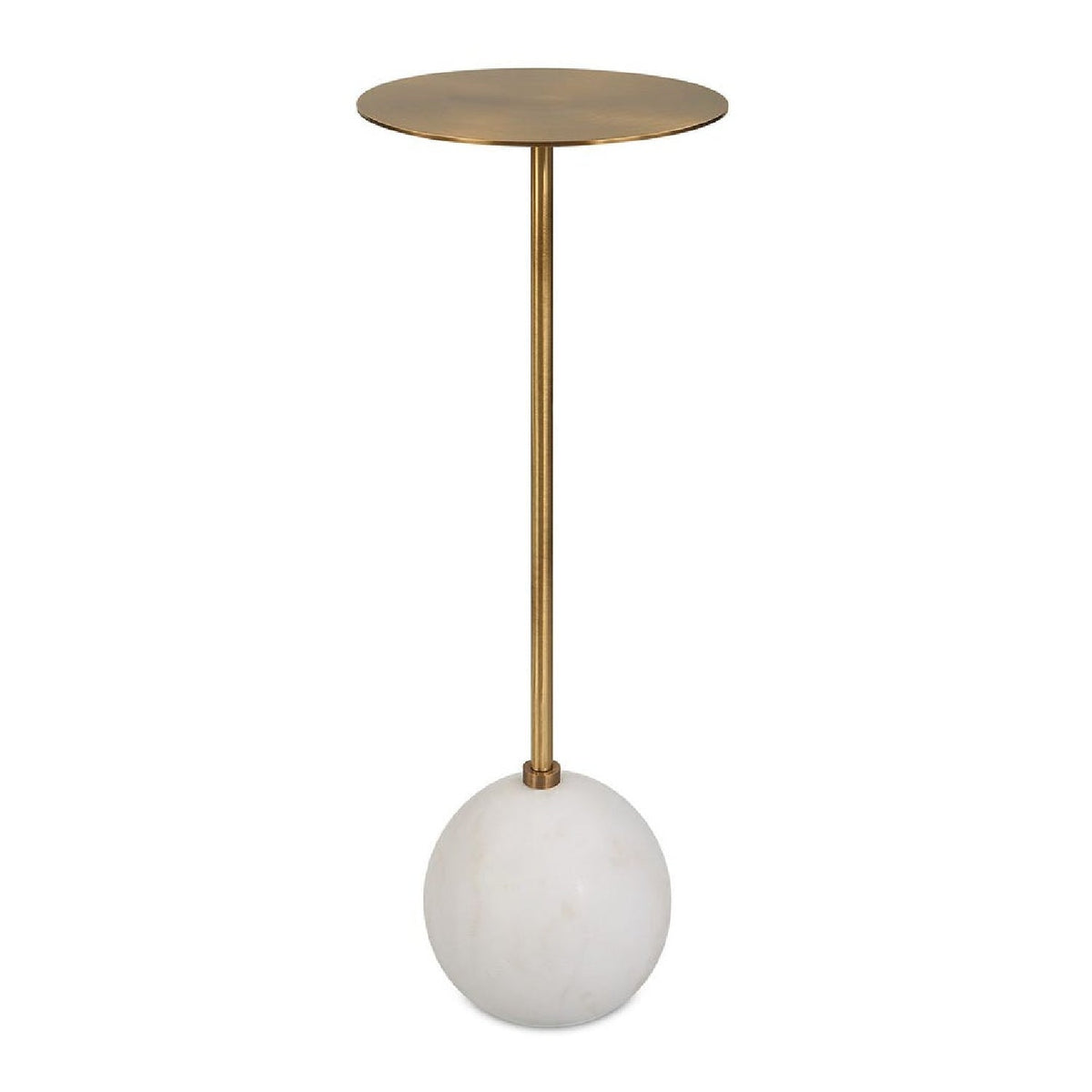 Modern European furniture - Gold Pedestal Drink Table - www.oroa.com