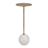 Modern European furniture - Gold Pedestal Drink Table - www.oroa.com