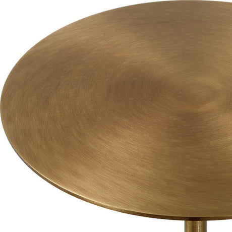 Modern European furniture - Gold Pedestal Drink Table - www.oroa.com