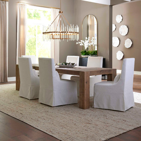 Natural Wood Dining Table Table by Uttermost Aldan, alternate view 2
