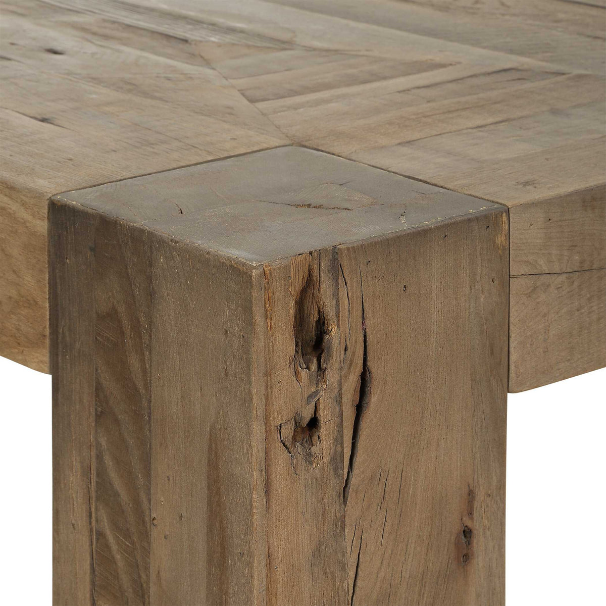 Natural Wood Dining Table Table by Uttermost Aldan, alternate view 5