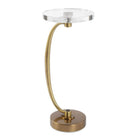 Modern European furniture - Round Crystal Drink Table - www.oroa.com