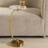 Modern European furniture - Round Crystal Drink Table - www.oroa.com
