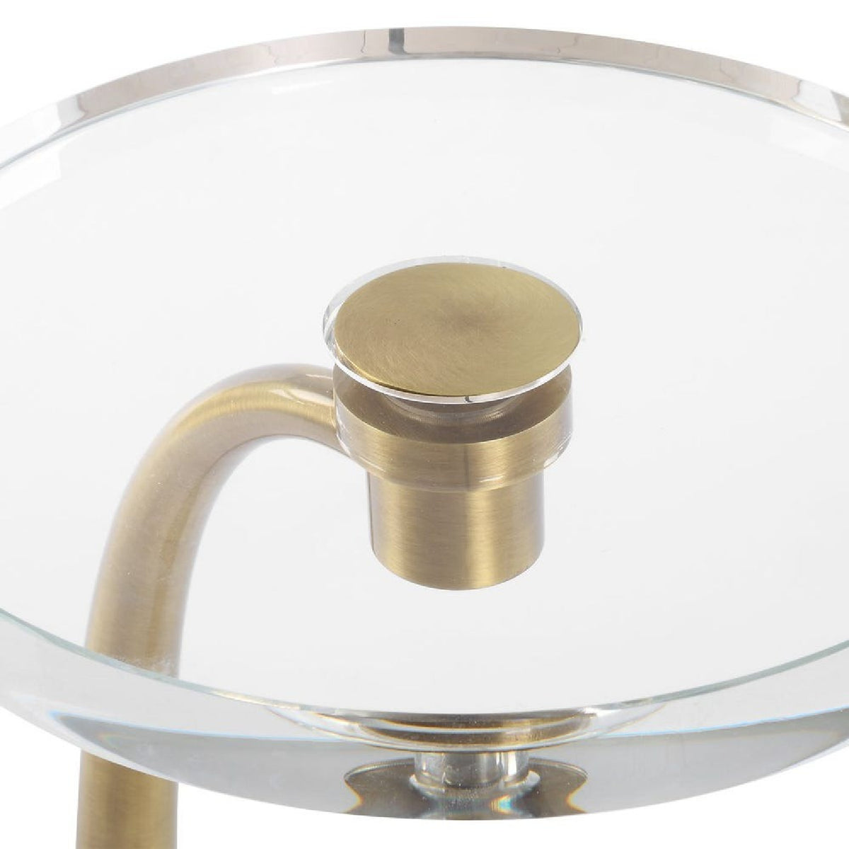 Modern European furniture - Round Crystal Drink Table - www.oroa.com
