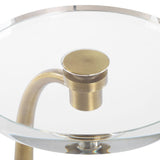 Modern European furniture - Round Crystal Drink Table - www.oroa.com