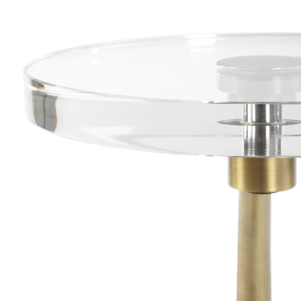 Modern European furniture - Round Crystal Drink Table - www.oroa.com
