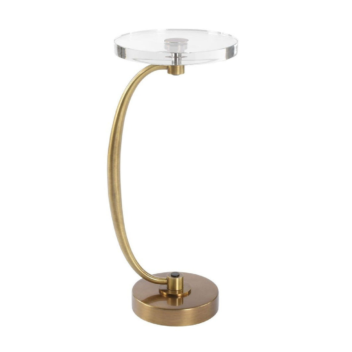 Modern European furniture - Round Crystal Drink Table - www.oroa.com