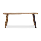 Rustic Pine Wood Bench by Uttermost Paddock