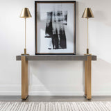 Gray Ash Console Table by Uttermost Kea, alternate view 2