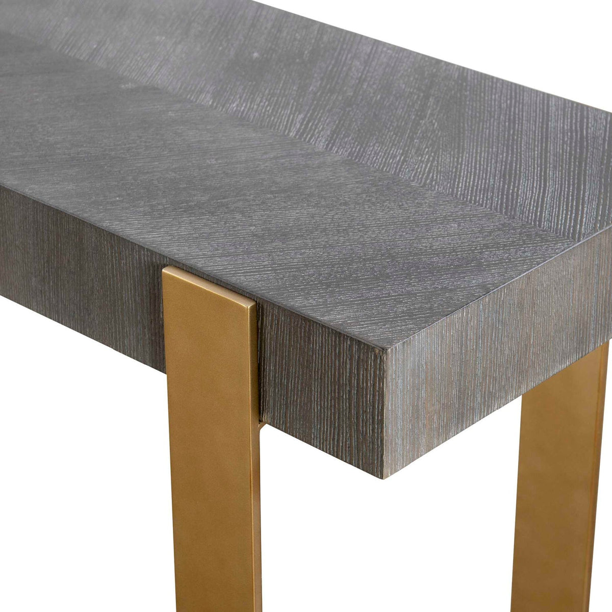 Gray Ash Console Table by Uttermost Kea, alternate view 5