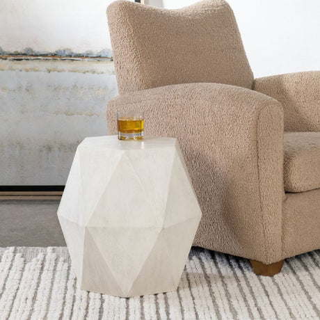 Mango Veneer Sunburst Side Table | Uttermost Volker - www.oroa.com