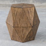 Mango Veneer Sunburst Side Table | Uttermost Volker - www.oroa.com