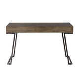 Modern European furniture - Mango Wood 3-Drawer Desk - www.oroa.com