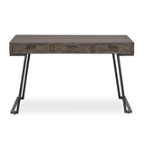 Modern European furniture - Mango Wood 3-Drawer Desk - www.oroa.com
