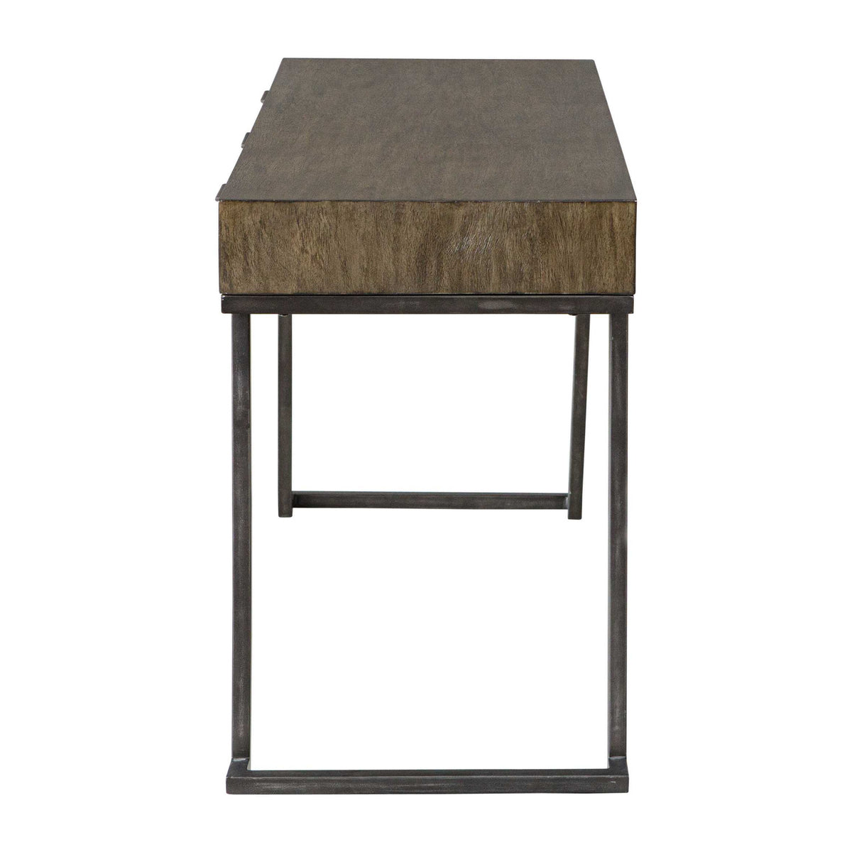 Modern European furniture - Mango Wood 3-Drawer Desk - www.oroa.com