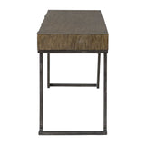 Modern European furniture - Mango Wood 3-Drawer Desk - www.oroa.com