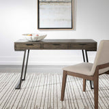 Modern European furniture - Mango Wood 3-Drawer Desk - www.oroa.com