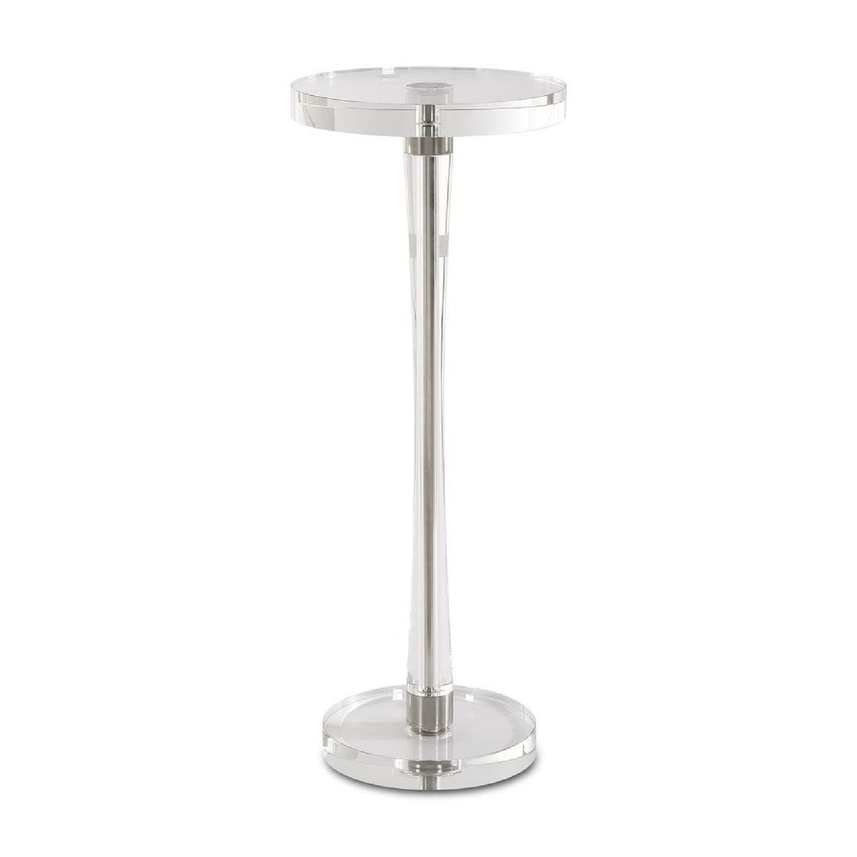 Crystal Pedestal Drink Table by Uttermost Pria