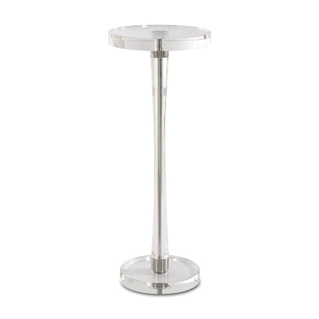Crystal Pedestal Drink Table by Uttermost Pria