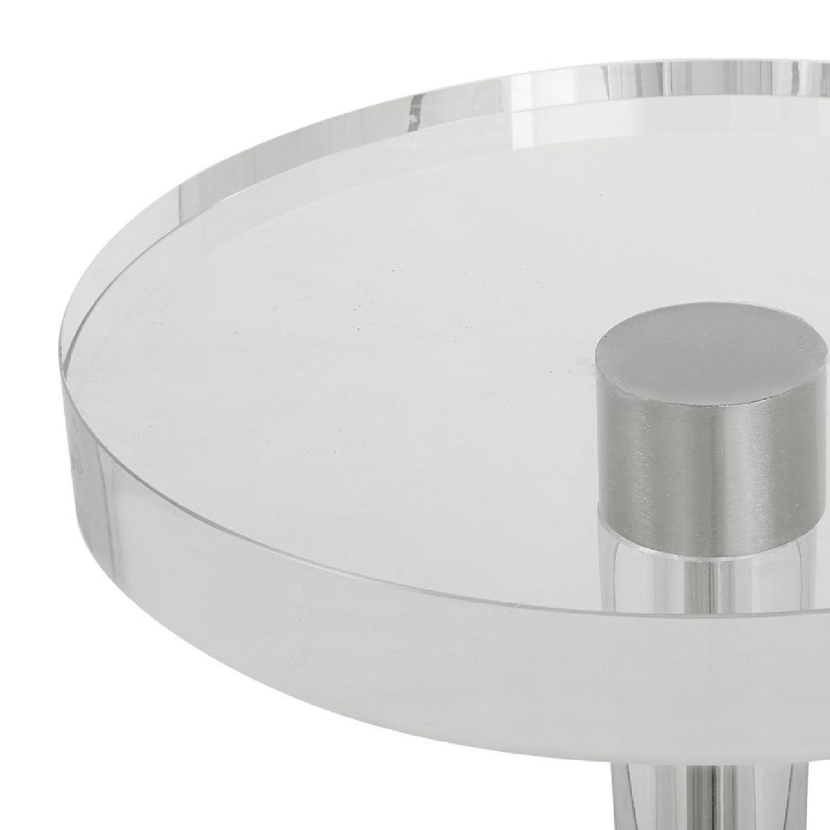 Crystal Pedestal Drink Table by Uttermost Pria, alternate view 4