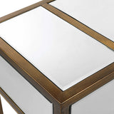 Modern European furniture - Gold Framed Mirror Console Table - www.oroa.com