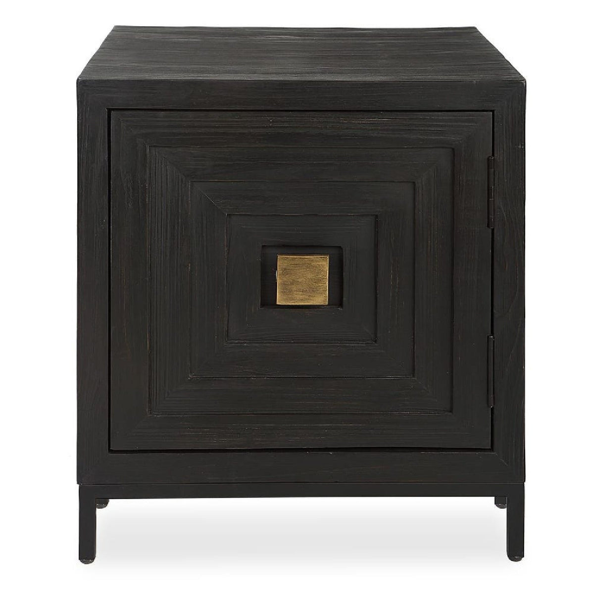 Black Wooden 1-Door Accent Cabinet by Uttermost Aiken, alternate view 3