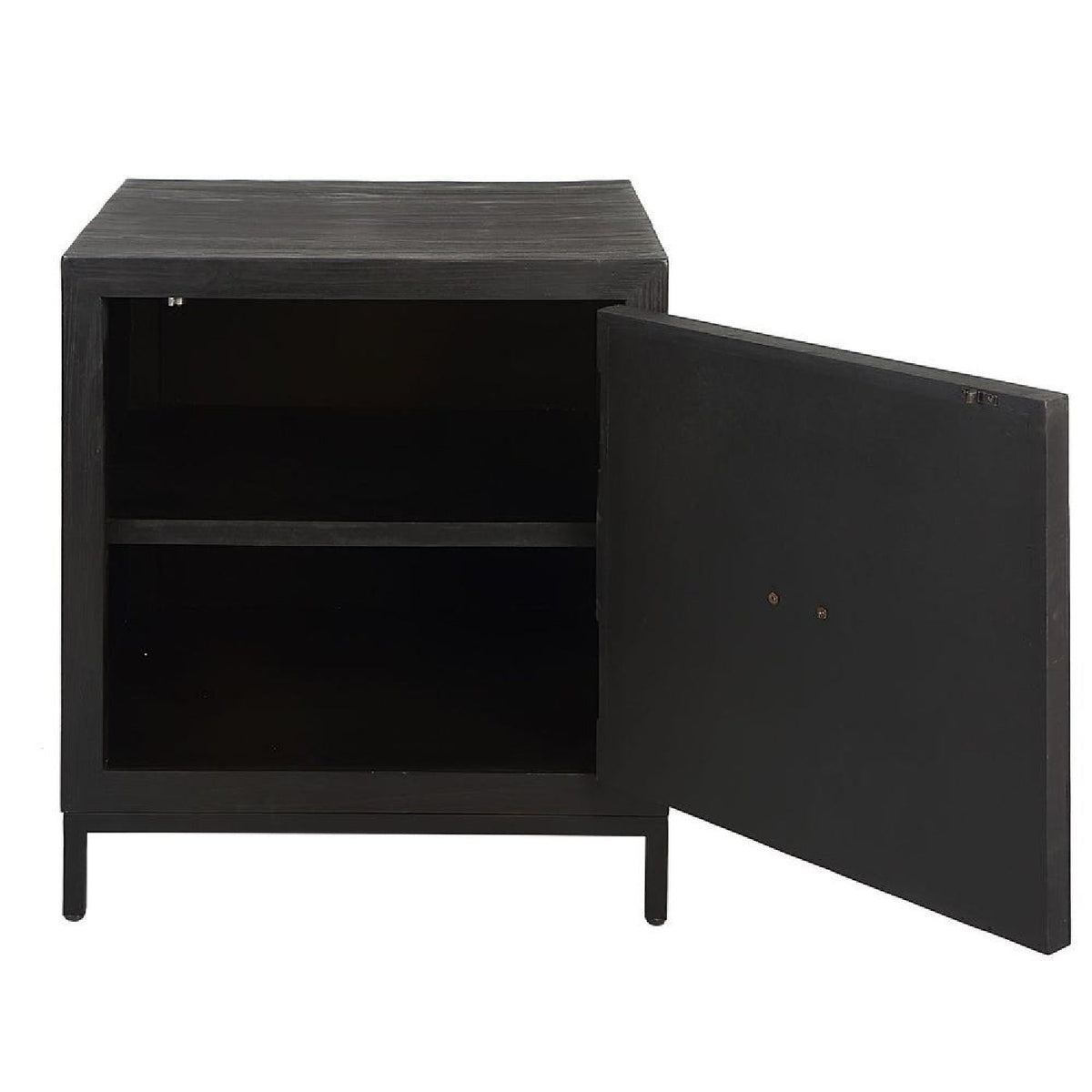 Black Wooden 1-Door Accent Cabinet by Uttermost Aiken, alternate view 5