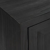 Black Wooden 1-Door Accent Cabinet by Uttermost Aiken, alternate view 6