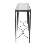 Tempered Glass Console Table by Uttermost Washington, alternate view 3