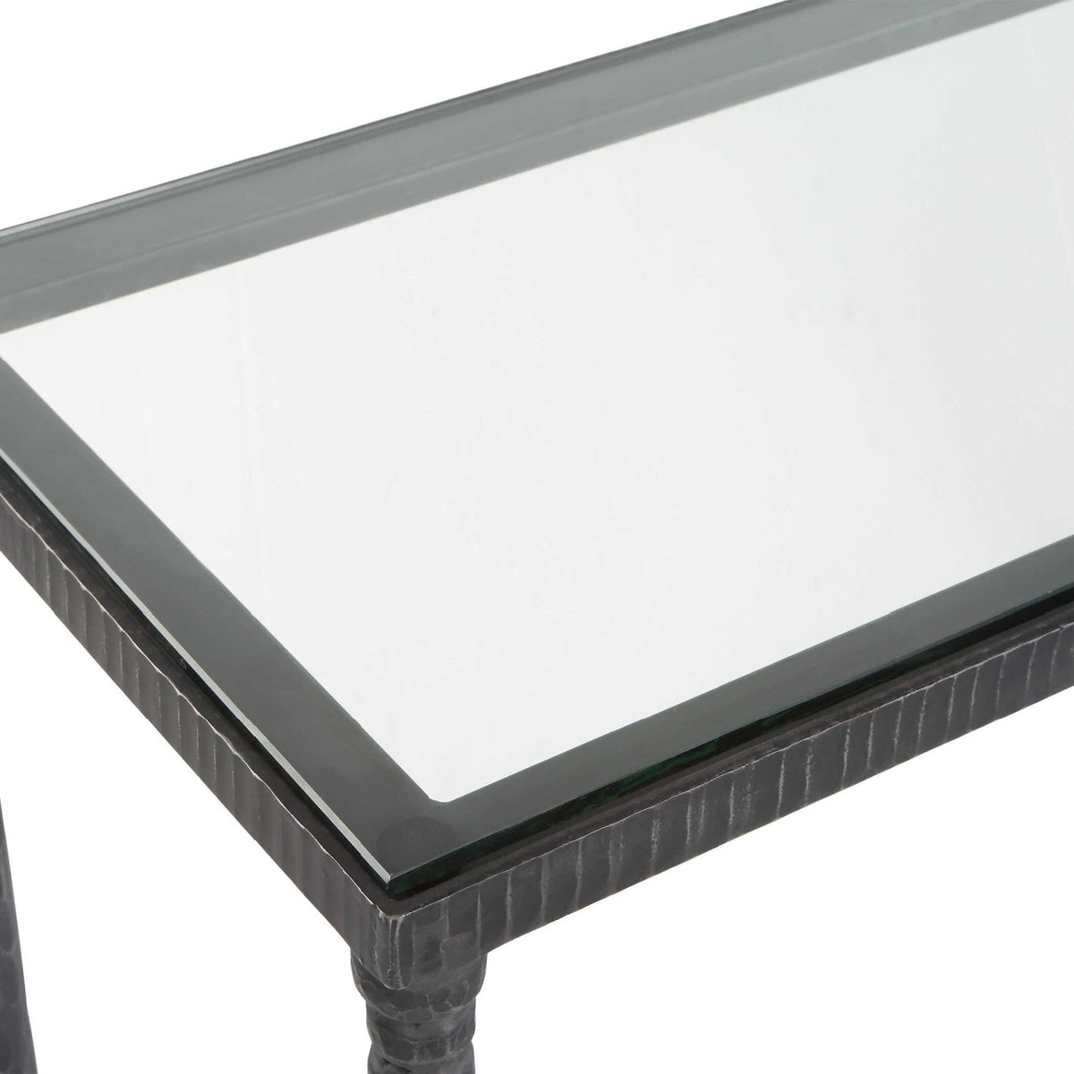 Tempered Glass Console Table by Uttermost Washington, alternate view 4