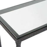 Tempered Glass Console Table by Uttermost Washington, alternate view 4