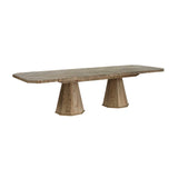 Modern European furniture - Wooden Herringbone Dining Table - www.oroa.com