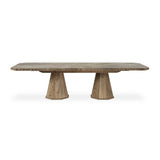 Modern European furniture - Wooden Herringbone Dining Table - www.oroa.com