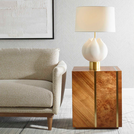 Modern European furniture - Square Wooden Side Table - www.oroa.com