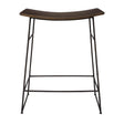 Solid Mango Scooped Counter Stool by Uttermost Thura